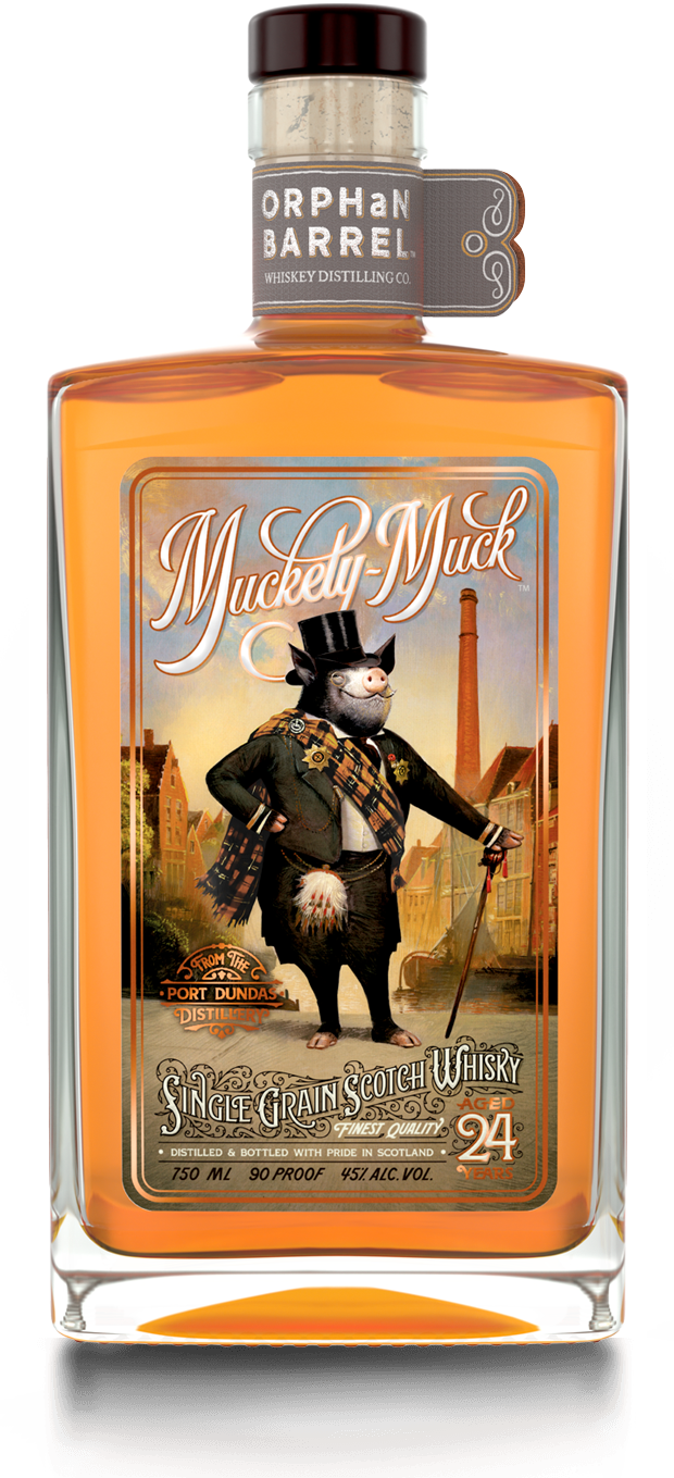 Orphan Barrel Muckety Muck 24 Year Old Single Grain Scotch Whisky 750ml