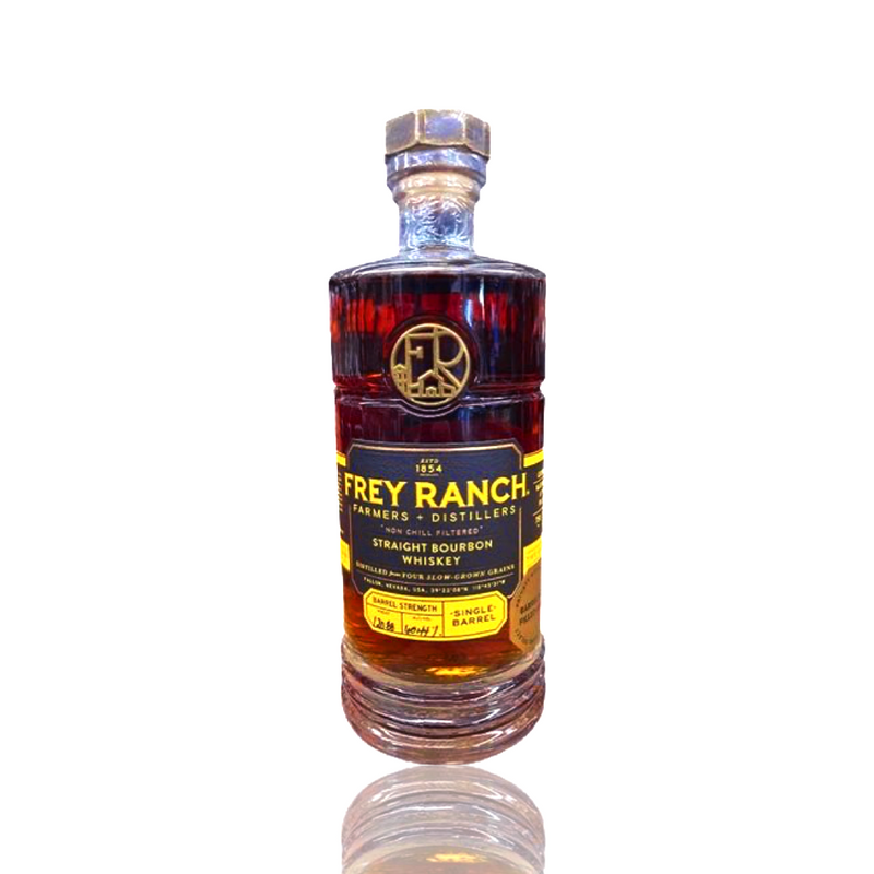 Frey Ranch San Diego Barrel Boys Single Barrel Select Bourbon Whiskey 'Black and Yellow'