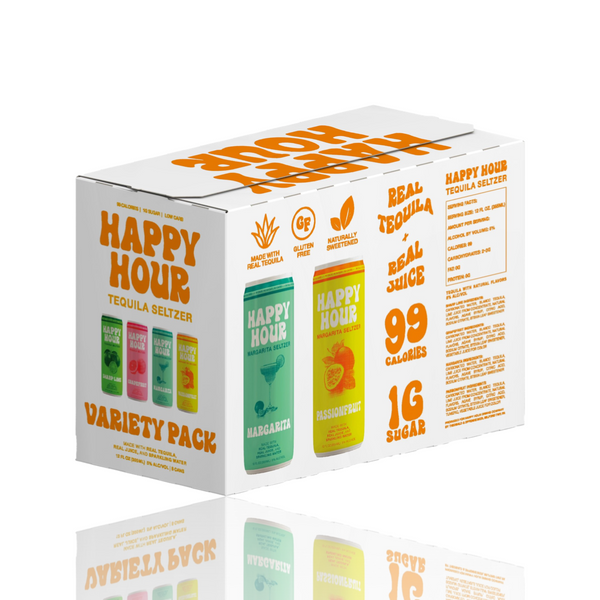 Happy Hour Tequila Seltzer Variety 8 Pack