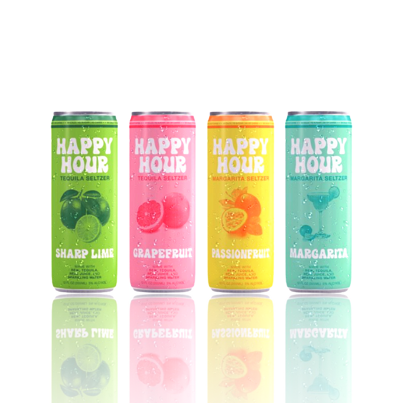 Happy Hour Tequila Seltzer Variety 8 Pack