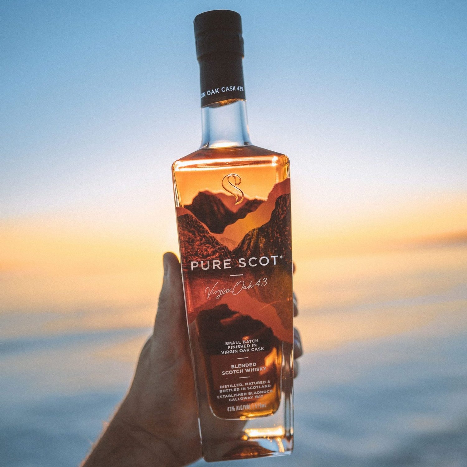 Bladnoch Pure Scot Virgin Oak 43 Blended Scotch Whisky 750ml