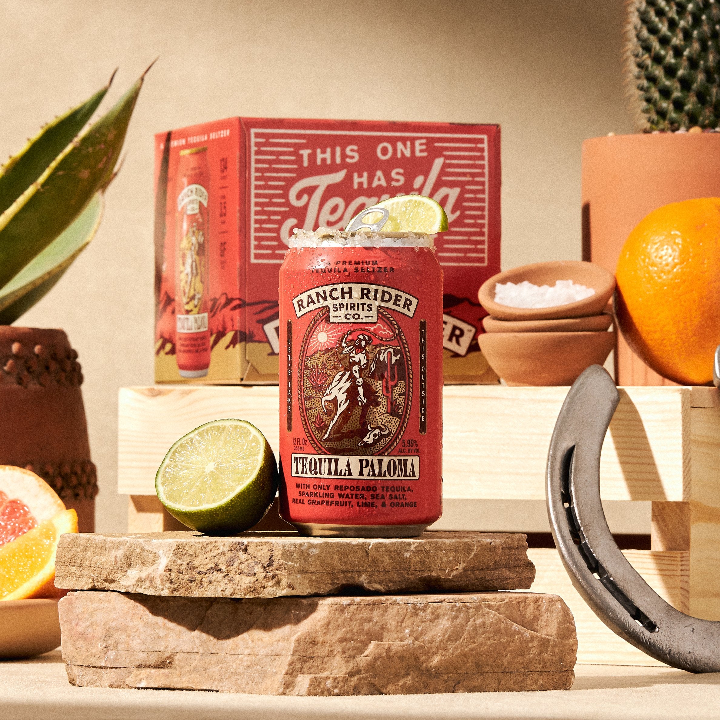 Ranch Rider Tequila Paloma Cocktail 12 Oz 4 Pack Cans – VS