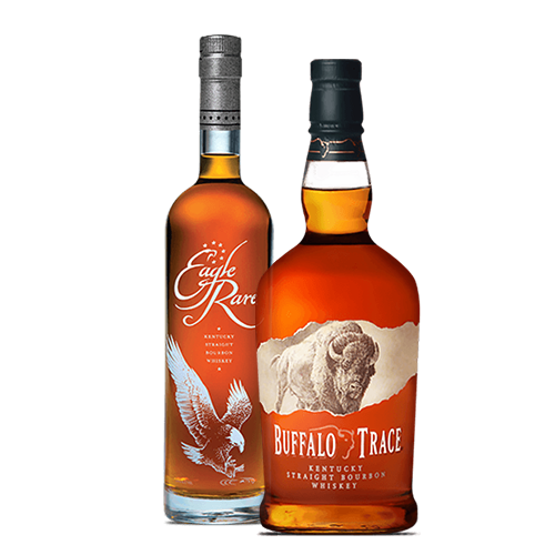 Buffalo Trace, Eagle Rare 10 Year & Larceny Small Batch Bourbon Whiskey Bundle 3-Pack