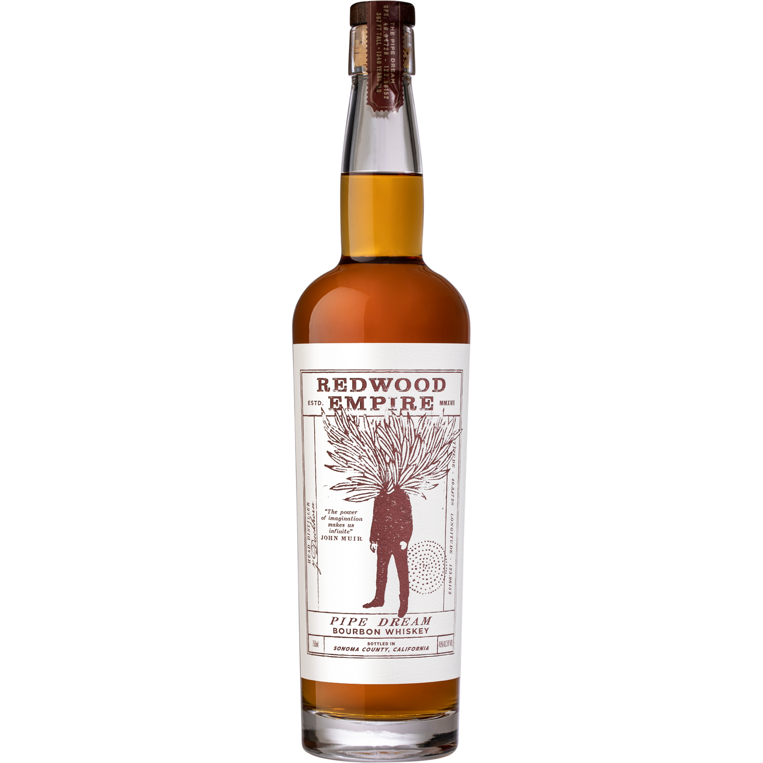 Redwood Empire Pipe Dream Bourbon Whiskey 750ml
