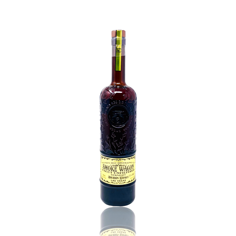 Smoke Wagon Uncut Unfiltered Straight Bourbon Whiskey 750ml