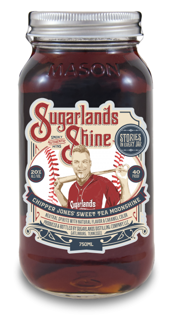 Sugarlands Shine Chipper Jones' Sweet Tea Moonshine 750ml