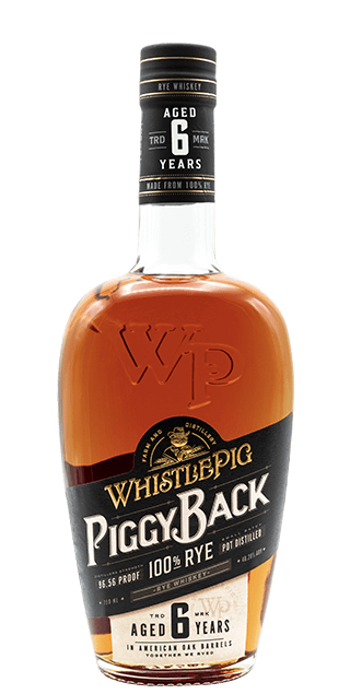 WhistlePig Piggy Back 6 Year Old Rye Whiskey 750ml