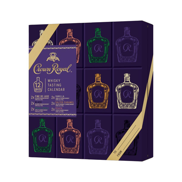 Crown Royal Tasting Calendar Canadian Whiskey Bundle 50ml 12-Pack