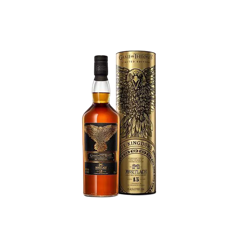 Game of Thrones Six Kingdoms Mortlach 15 Year Old Single Malt Scotch Whisky 750ml