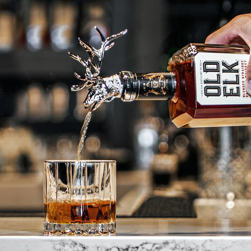 Old Elk Blended Straight Bourbon Whiskey Limited Edition Gift Set