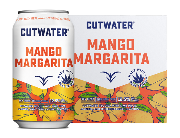Cutwater Mango Margarita (4 Pack Cans)