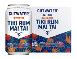 Cutwater Bali Hai Tiki Rum Mai Tai (4 Pack Cans)