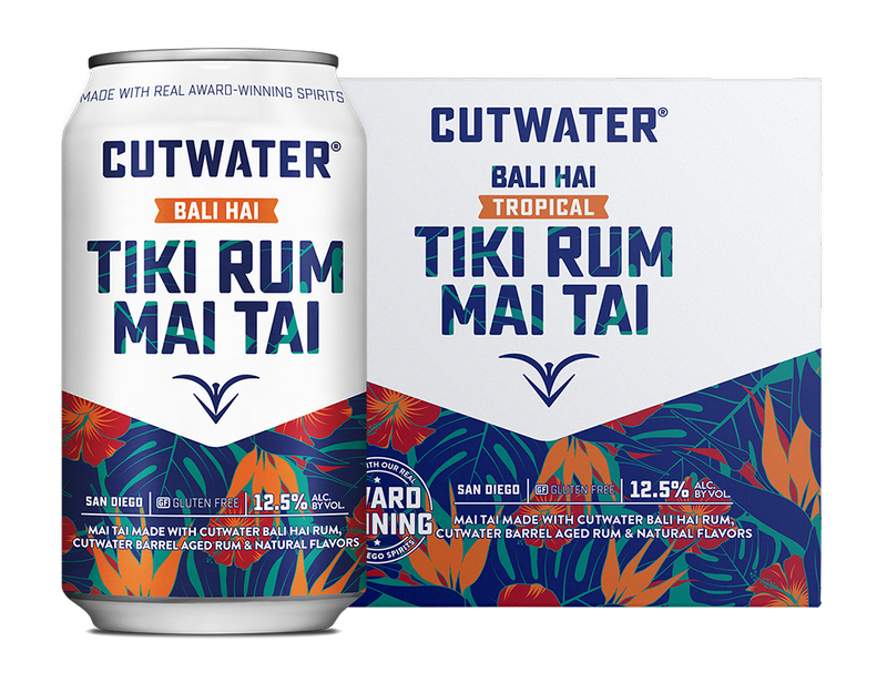 Cutwater Bali Hai Tiki Rum Mai Tai (4 Pack Cans)