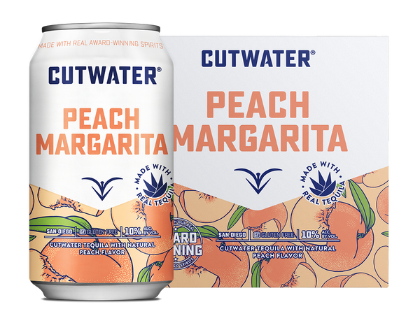Cutwater Peach Margarita (4 Pack Cans)