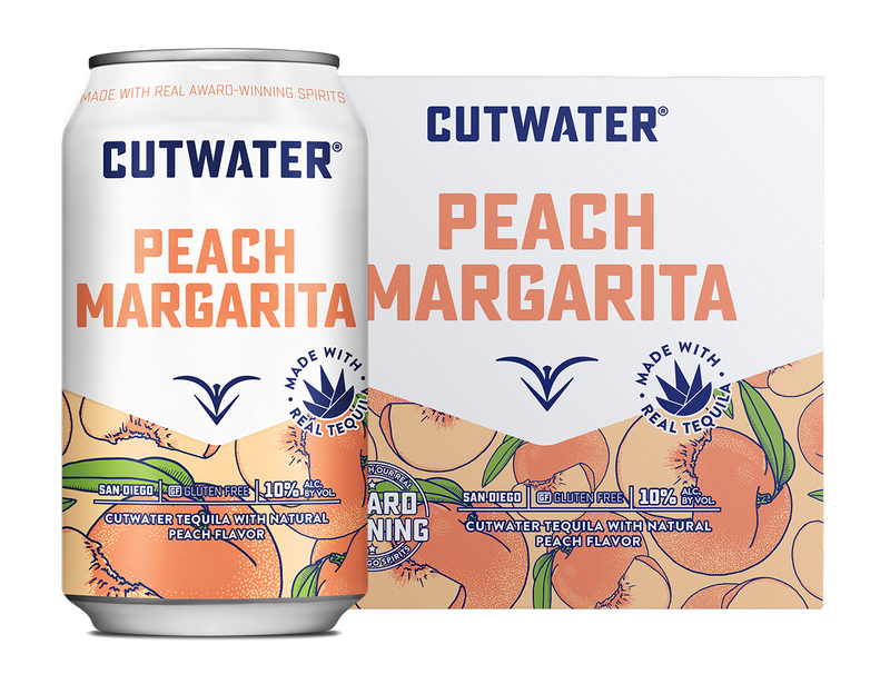 Cutwater Peach Margarita (4 Pack Cans)
