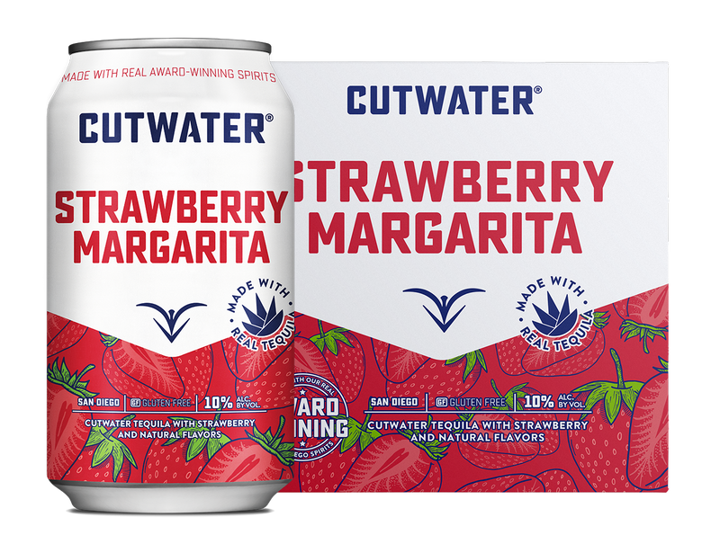 Cutwater Strawberry Margarita (4 Pack Cans)