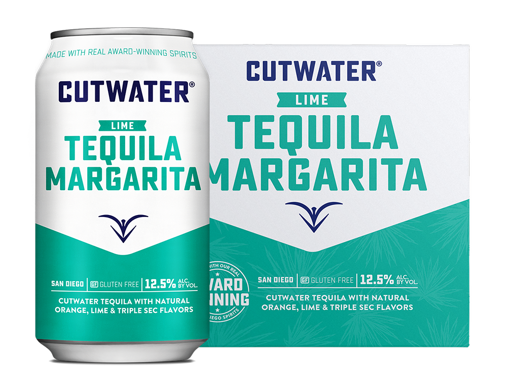 Cutwater Tequila Lime Margarita (4 Pack Cans) VS