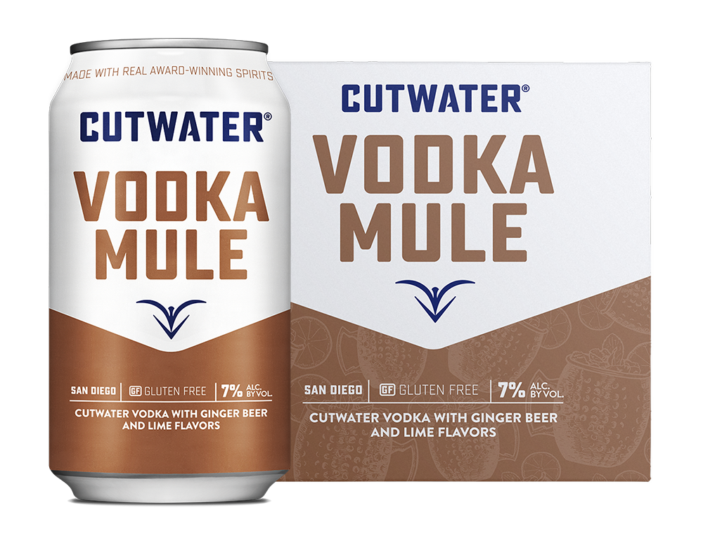 Cutwater Spirits Vodka Mule 12-Oz Cans 4-Pack