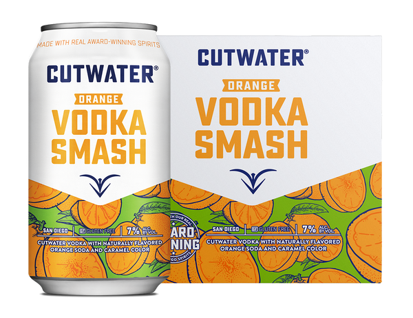 Cutwater Orange Vodka Smash (4 Pack Cans)