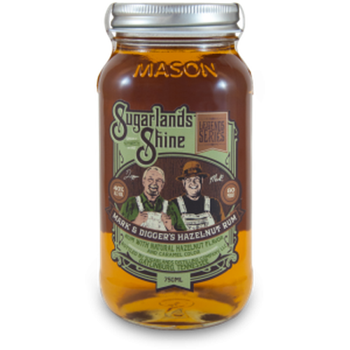 Sugarlands Shine Mark & Digger’S Hazelnut Rum Moonshine 750Ml