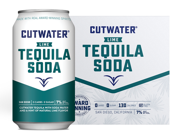 Cutwater Lime Tequila Soda (4 Pack Cans)