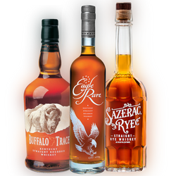 Eagle Rare, Sazerac Rye & Buffalo Trace Bottle Combo