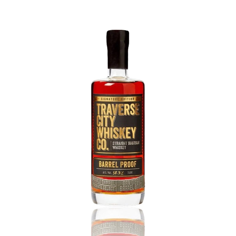 Traverse City Whiskey Co. 7 Year Old Barrel Proof San Diego Barrel Boys Single Barrel Private Select Bourbon 'The Three Stooges - Larry'