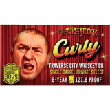 Traverse City Whiskey Co. 8 Year Old Barrel Proof San Diego Barrel Boys Single Barrel Private Select Bourbon 'The Three Stooges - Curly'