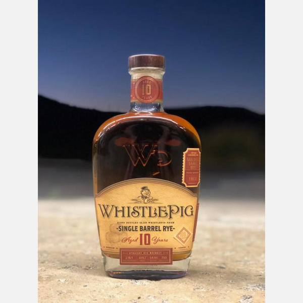 Whistle Pig 10 Year Old “San Diego Barrel Boys” Single Barrel Rye Whiskey